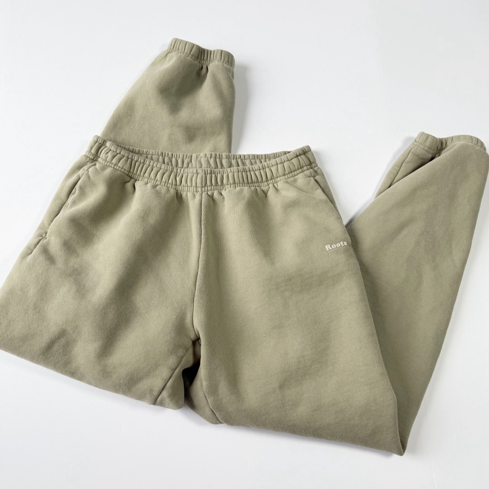 Roots Sweatpants Khaki Small